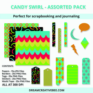 Candy Swirl Assorted Pack - Plus
