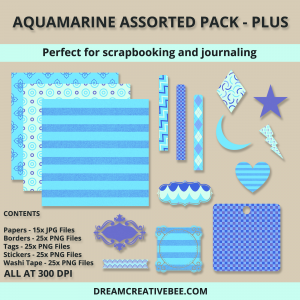 Aquamarine Assorted Pack - Plus
