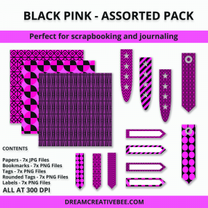 Black Pink Assorted Pack