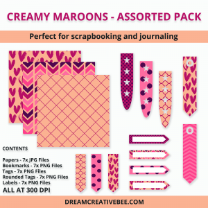 Creamy Maroons Assorted Pack