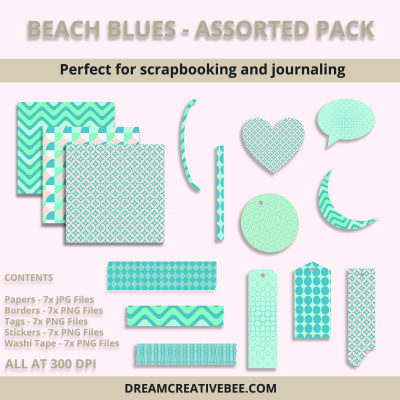 Beach Blues Assorted Pack