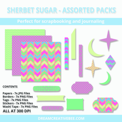 Sherbet Sugar Assorted Pack
